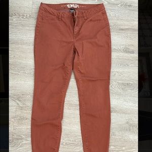 Burnt orange jeans